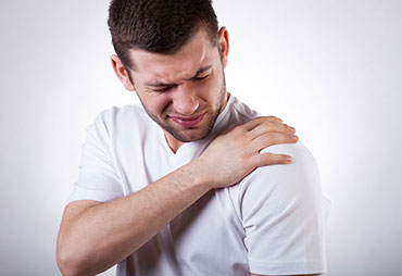 Patient experiencing frozen shoulder following an auto accident